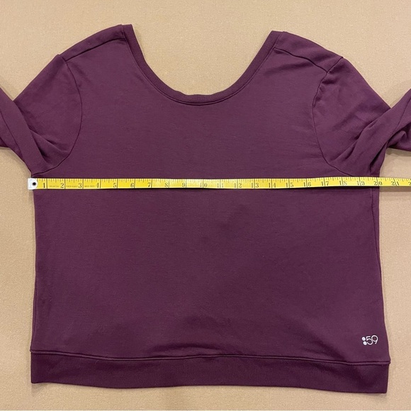 Splits59 Deux Crop Pullover Plum Color Size Medium - Picture 4 of 10
